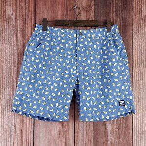 NWT Tom & Teddy Mens Size Large Ice Lollies Mid Blue Swim Trunks Swimsuit Beach